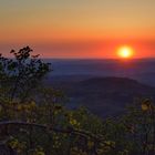 Sonnenuntergang in der Rhön