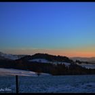 Sonnenuntergang in der Rhön