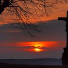 Sonnenuntergang in der Rhön