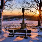 Sonnenuntergang in der Rhön