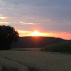 Sonnenuntergang in der Rhön