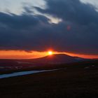 Sonnenuntergang in der Rhön 