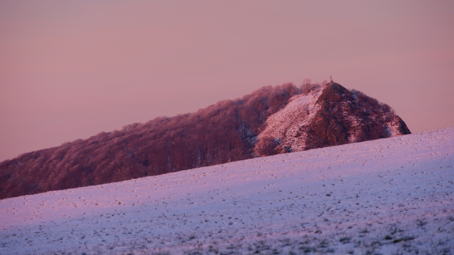 Sonnenuntergang in der Rhön