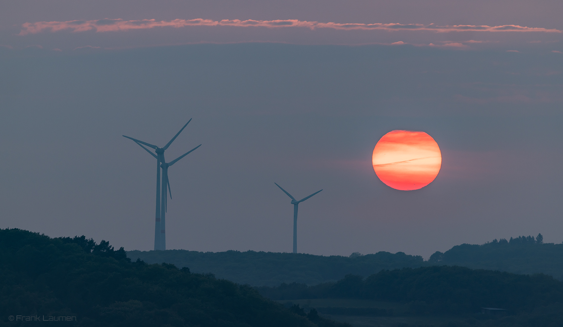 Sonnenuntergang in der Rureifel