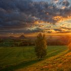 Sonnenuntergang in der Sächsischen Schweiz