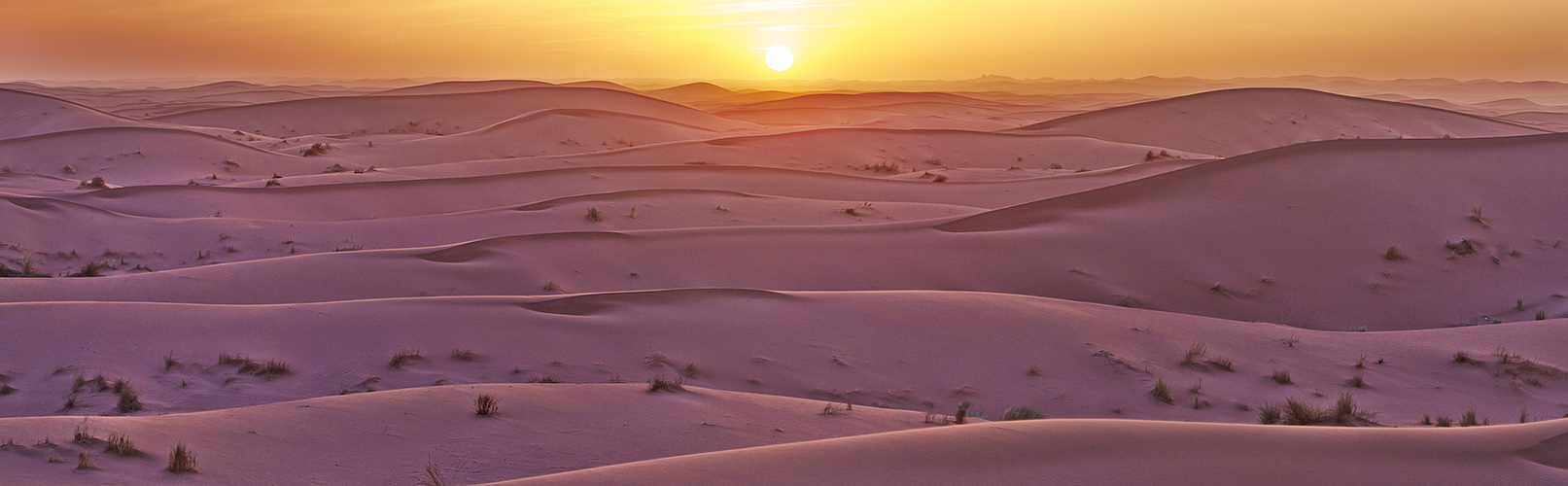 Sonnenuntergang in der Sahara