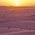 Sonnenuntergang in der Sahara