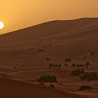 Sonnenuntergang in der Sahara