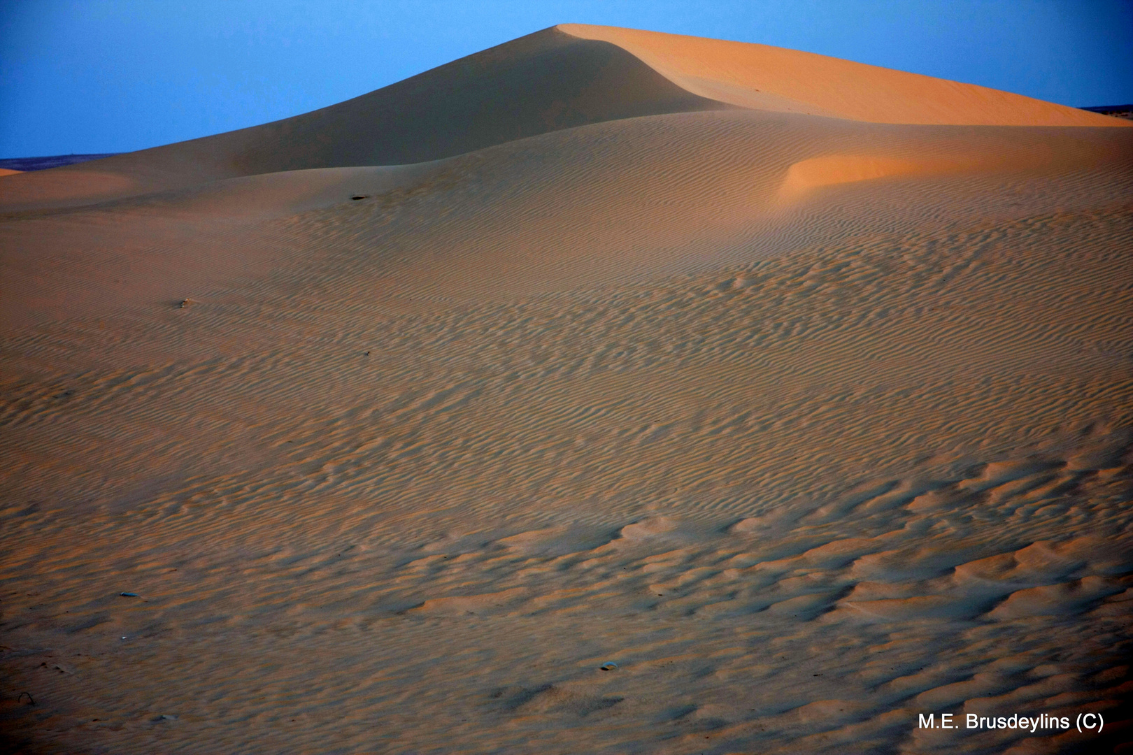 Sonnenuntergang in der Sahara