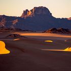 Sonnenuntergang in der Sahara