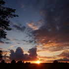 Sonnenuntergang in der Schneeheide