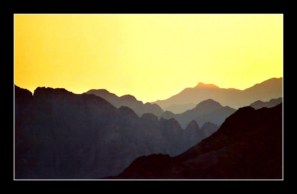 Sonnenuntergang in der Sinai