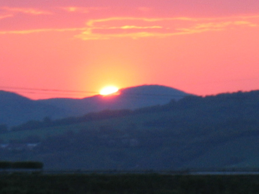 Sonnenuntergang in der Slovakei