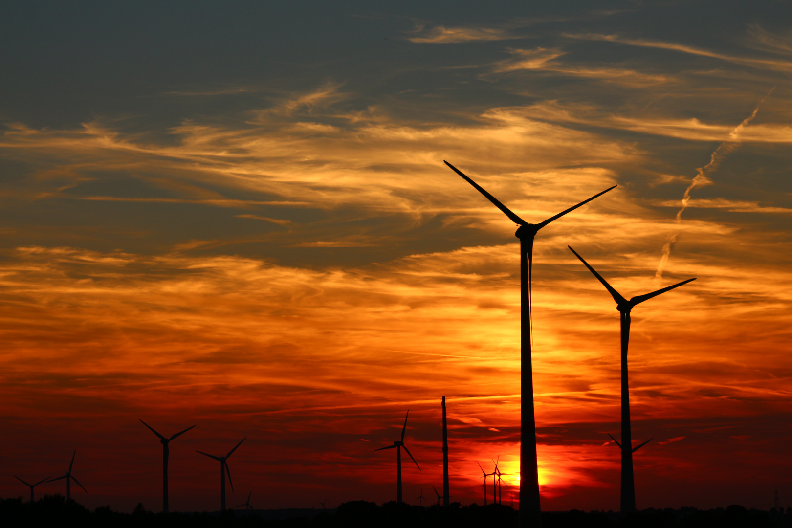 Sonnenuntergang in der soester börde