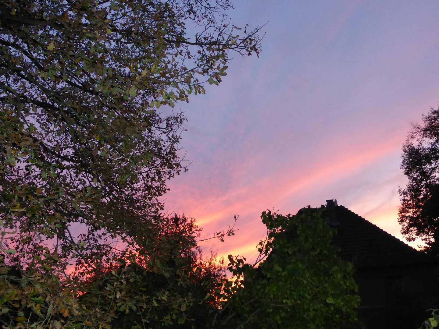 Sonnenuntergang in der Stadt