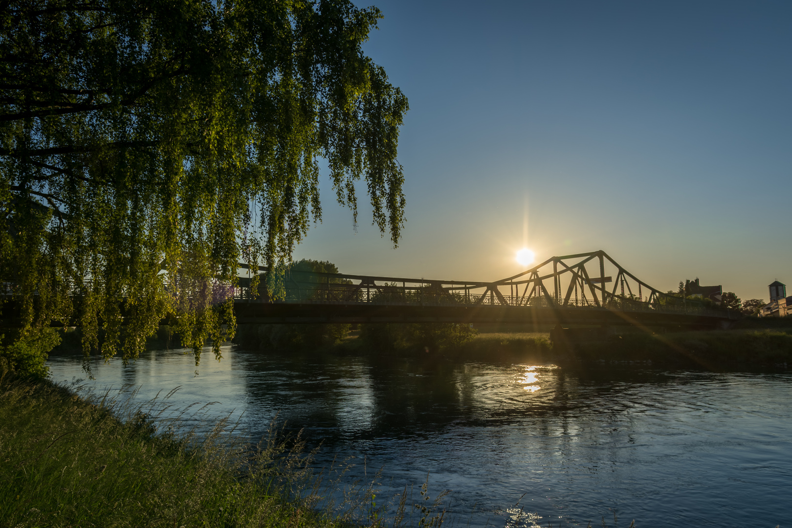 Sonnenuntergang in der Stadt