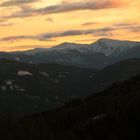 Sonnenuntergang in der Steiermark