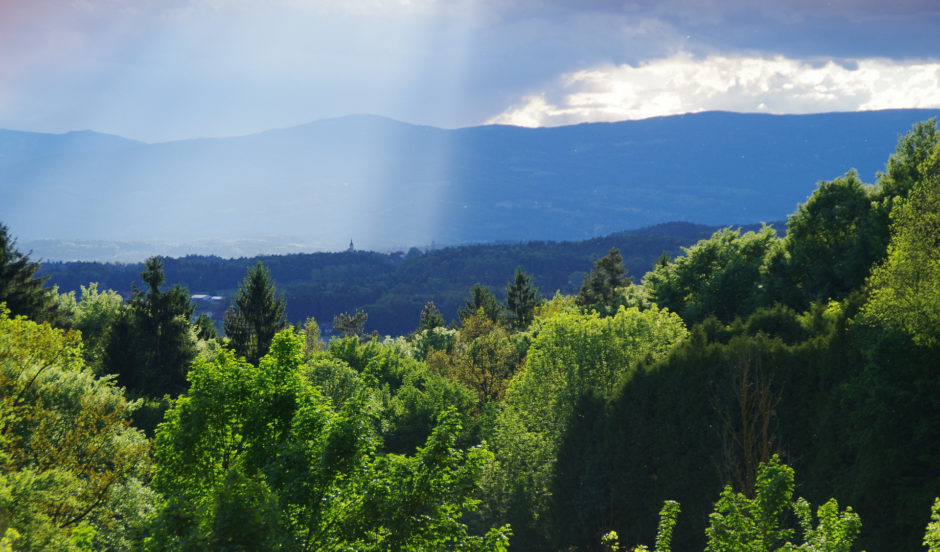 Sonnenuntergang in der Südsteiermark