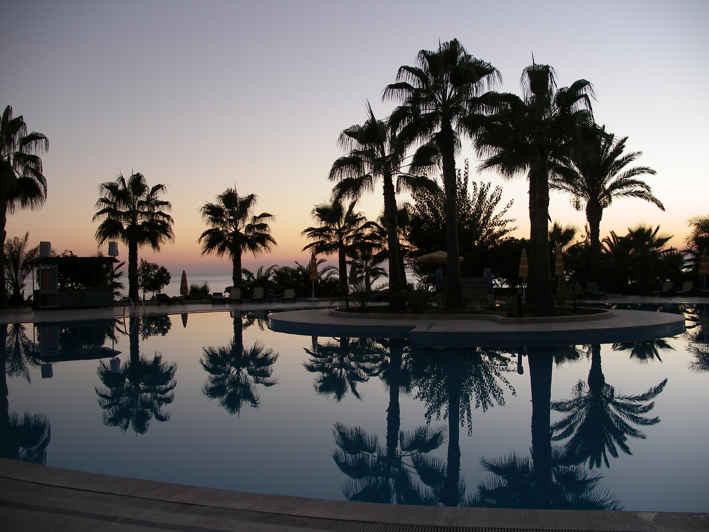 Sonnenuntergang in der Südtürkei