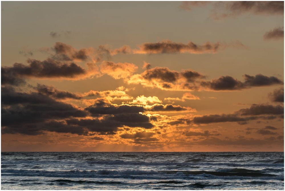 Sonnenuntergang in der Tannisbucht