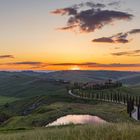 Sonnenuntergang in der Toscana