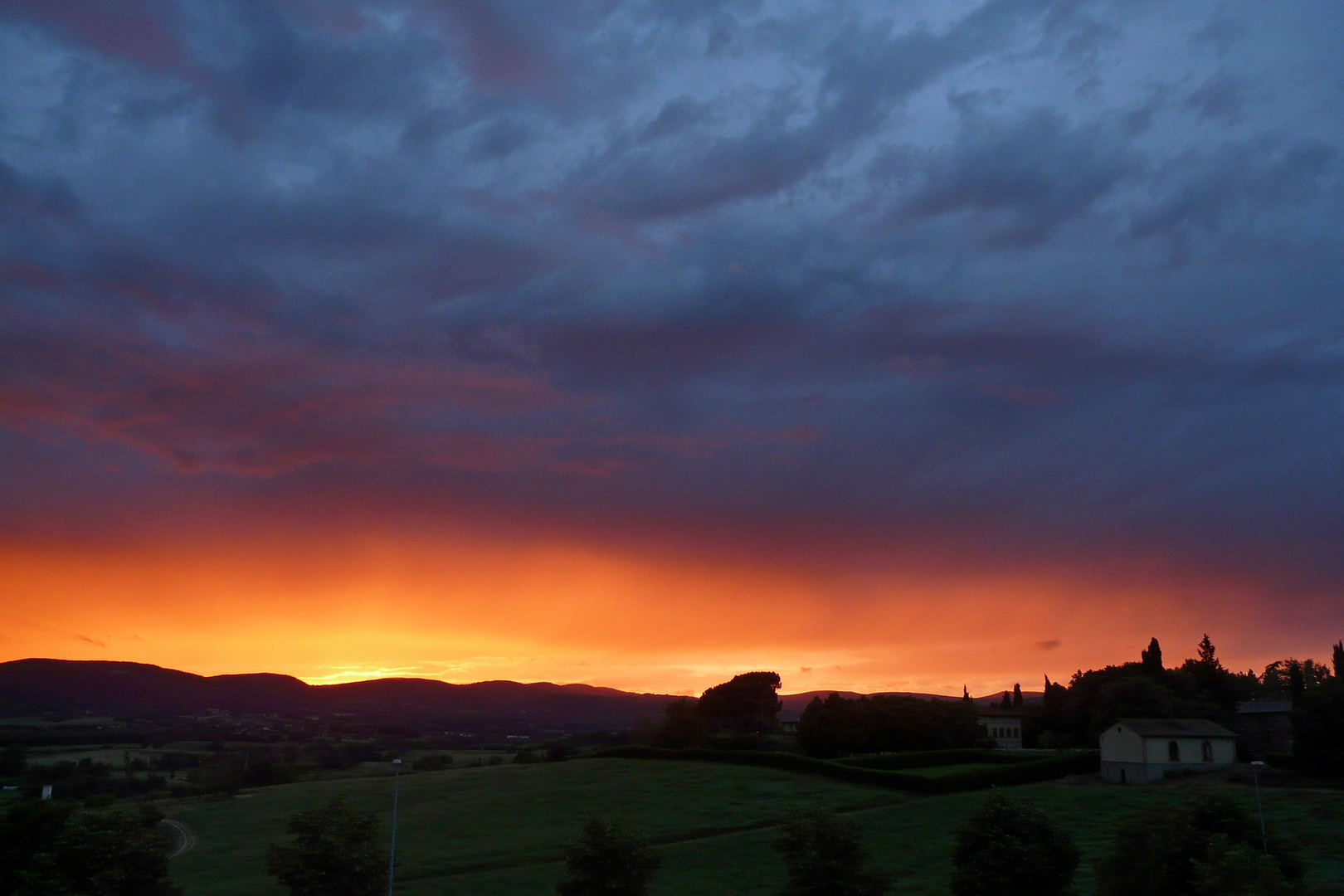 Sonnenuntergang in der Toscana