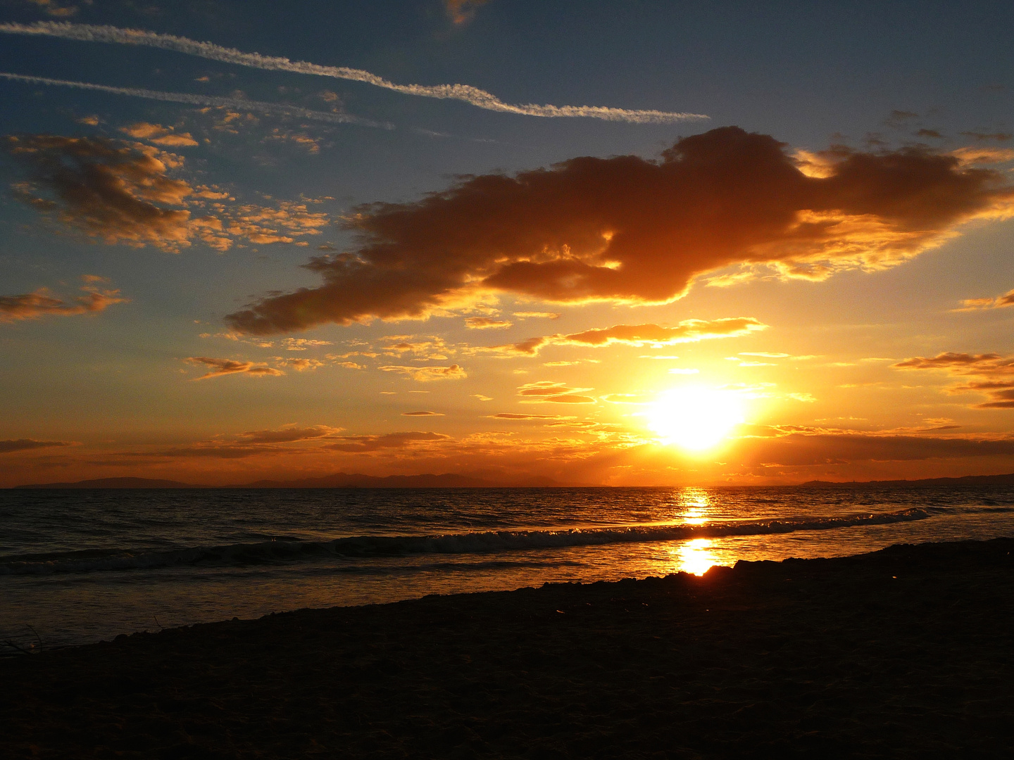 Sonnenuntergang in der Toscana