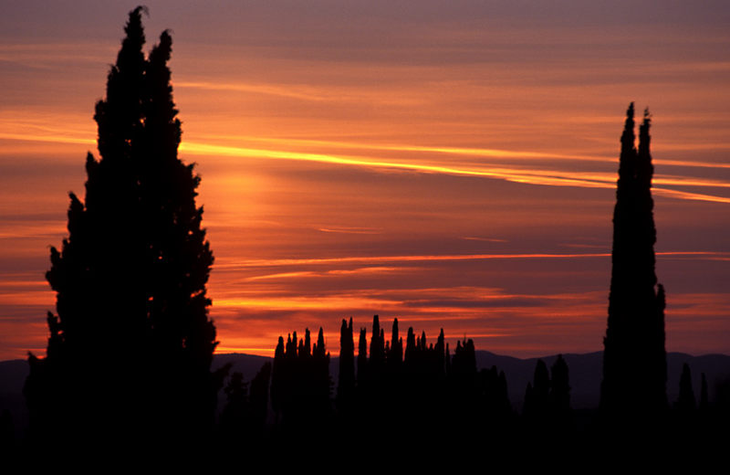 Sonnenuntergang in der Toscana