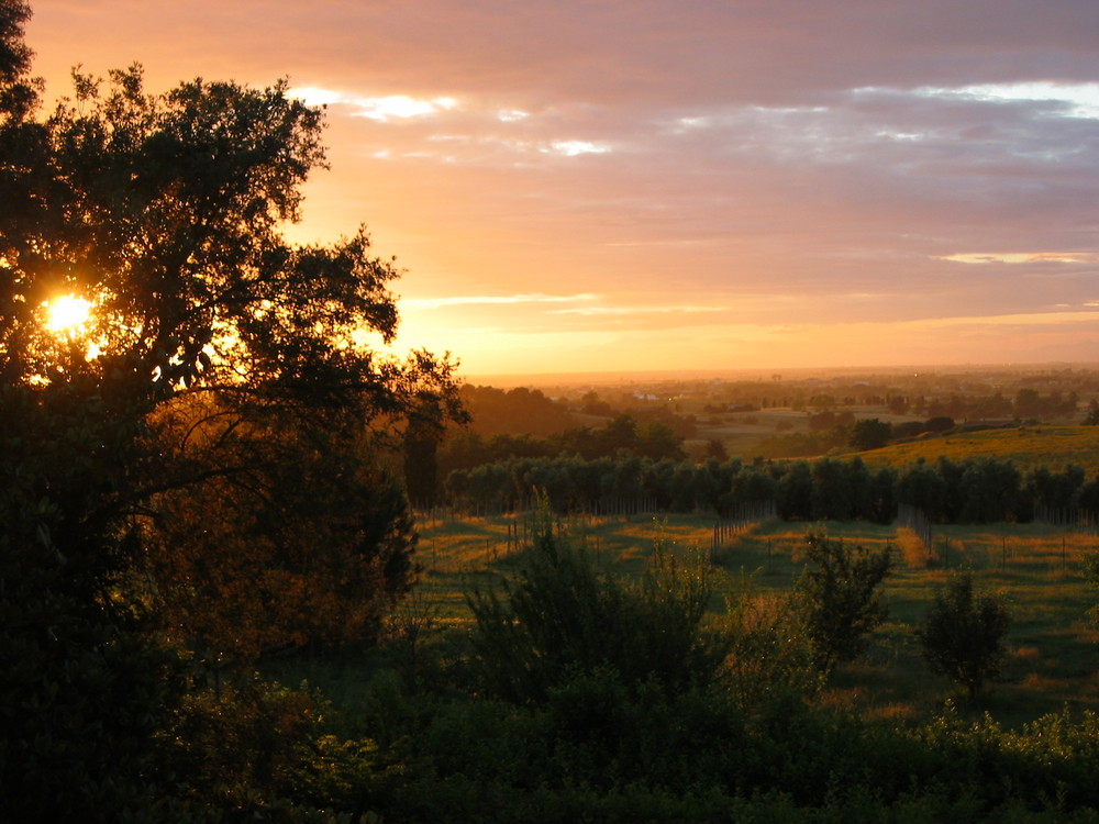 Sonnenuntergang in der Toskana