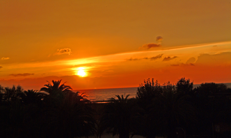 Sonnenuntergang in der Toskana