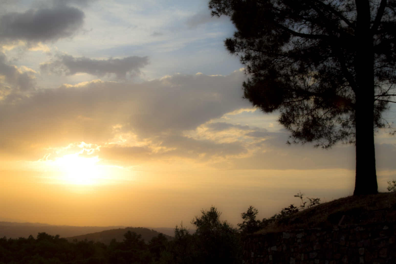 Sonnenuntergang in der Toskana