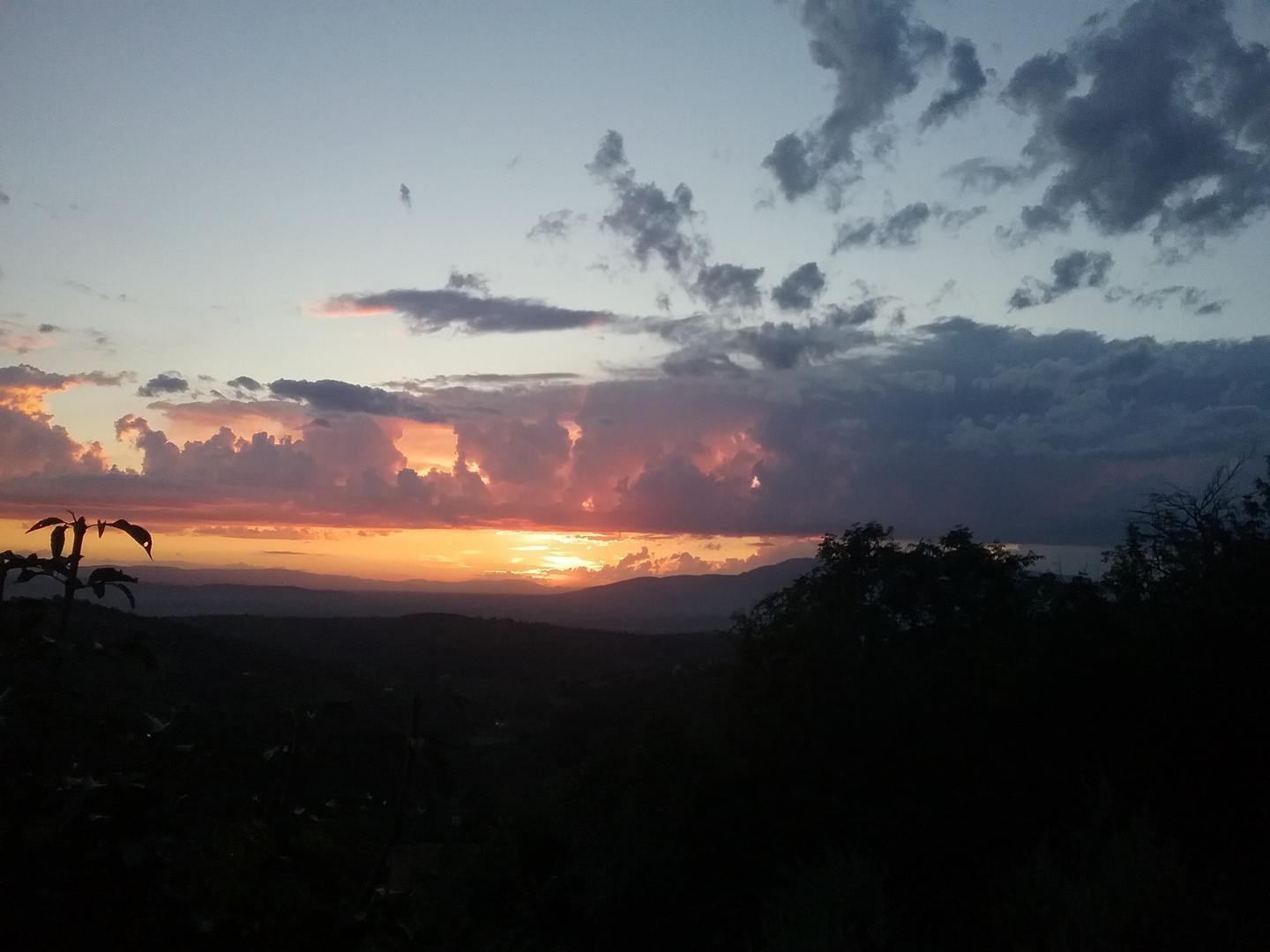 Sonnenuntergang in der Toskana 