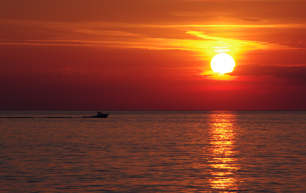 Sonnenuntergang in der Toskana