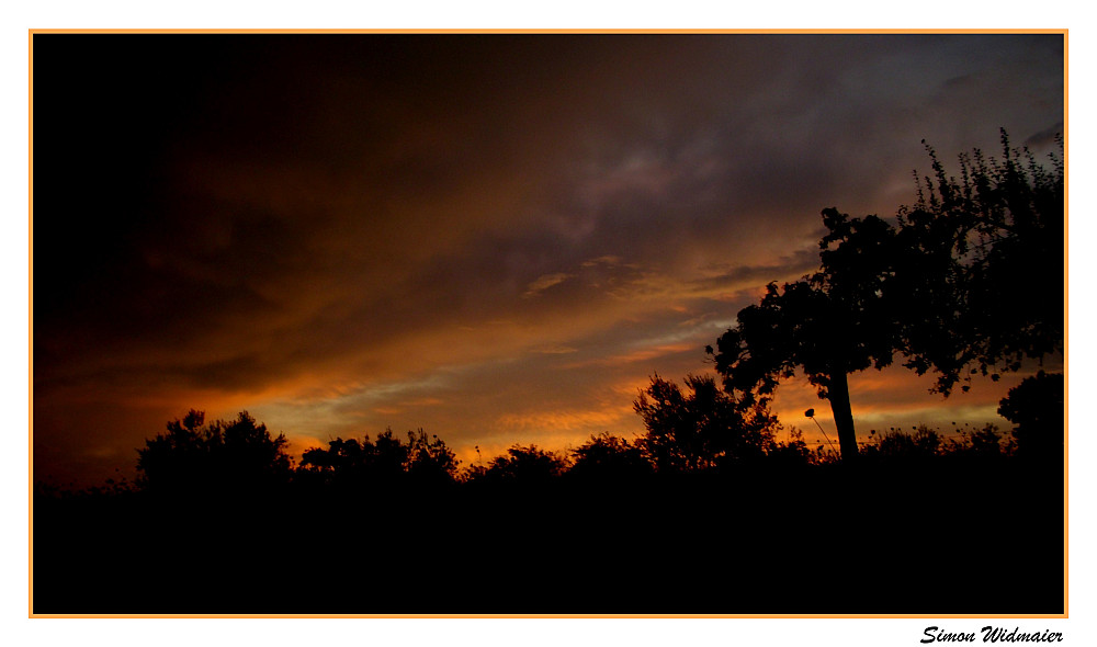 Sonnenuntergang in der Toskana