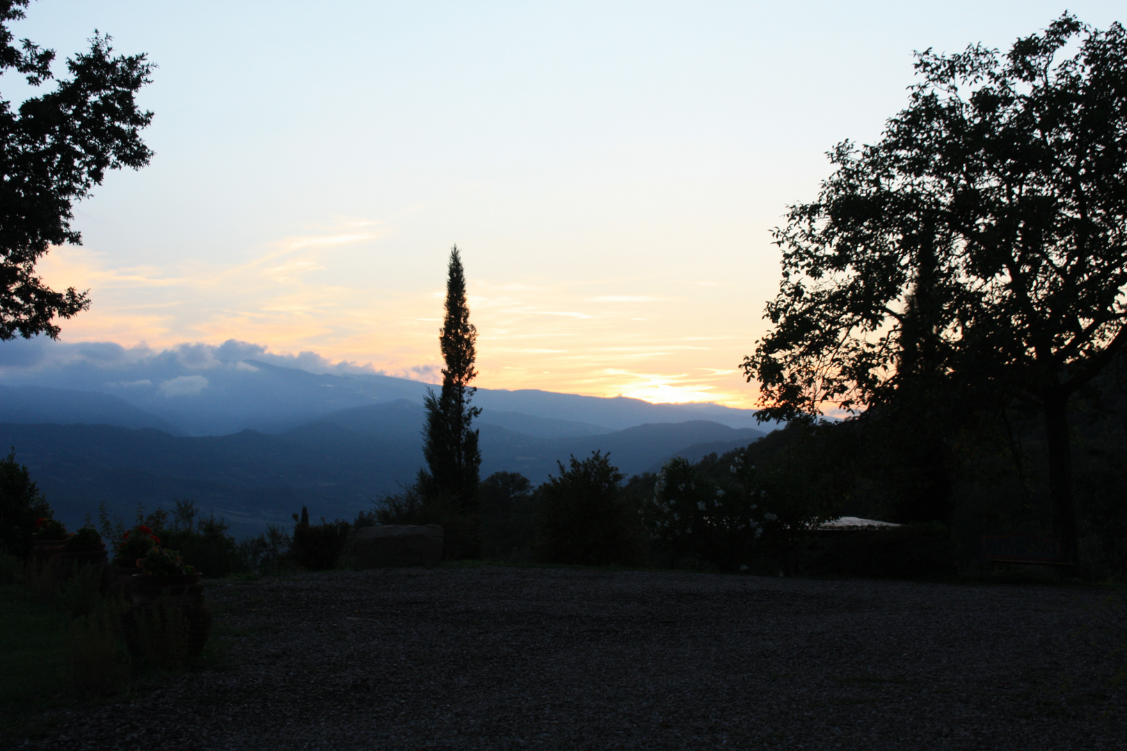 Sonnenuntergang in der Toskana