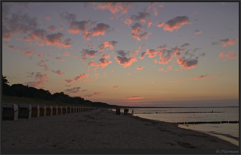 Sonnenuntergang in der Tromper Wieck