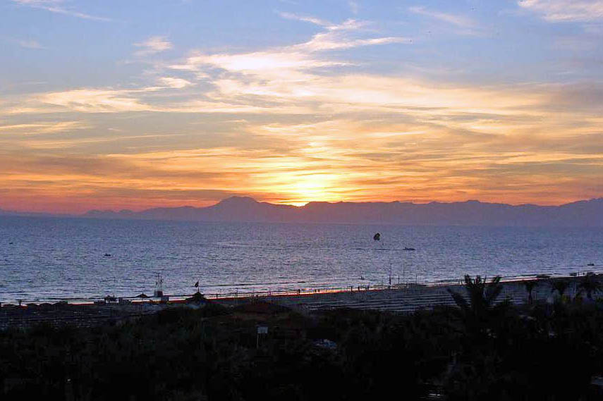 Sonnenuntergang in der Türkei