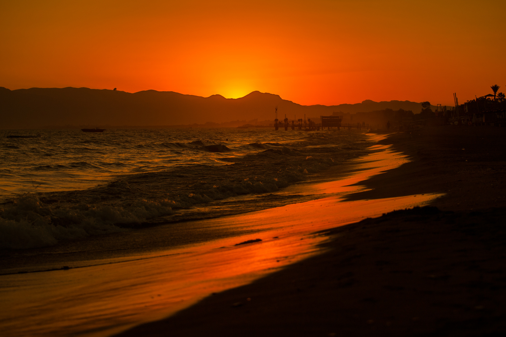 Sonnenuntergang in der Türkei