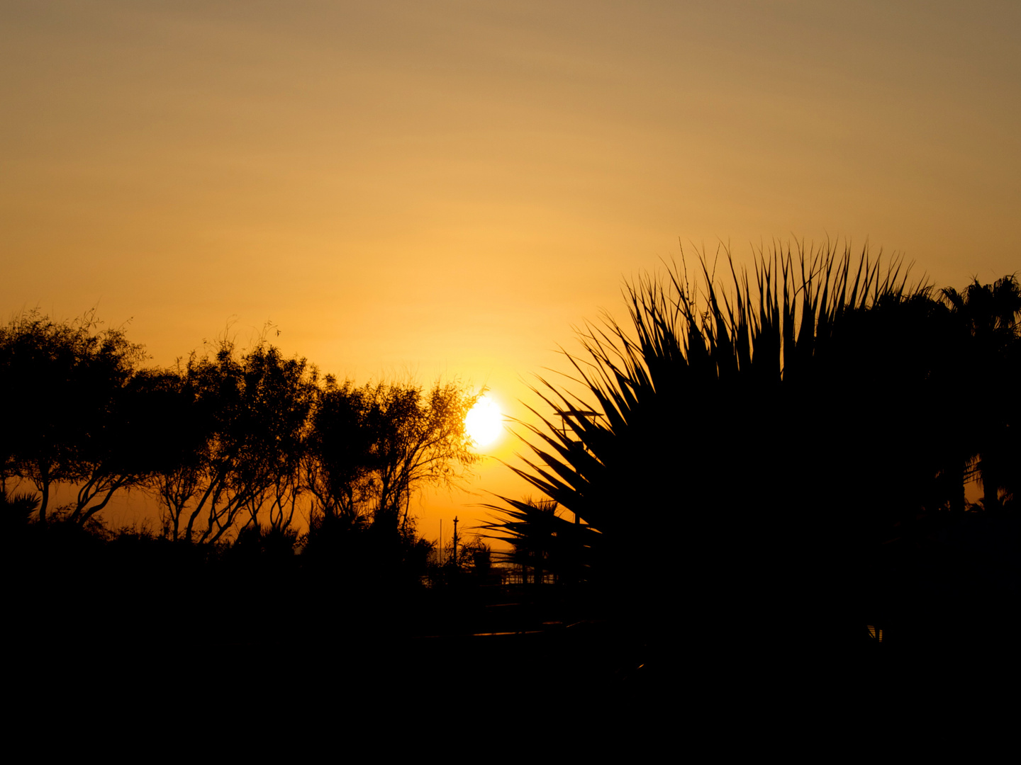 Sonnenuntergang in der Türkei