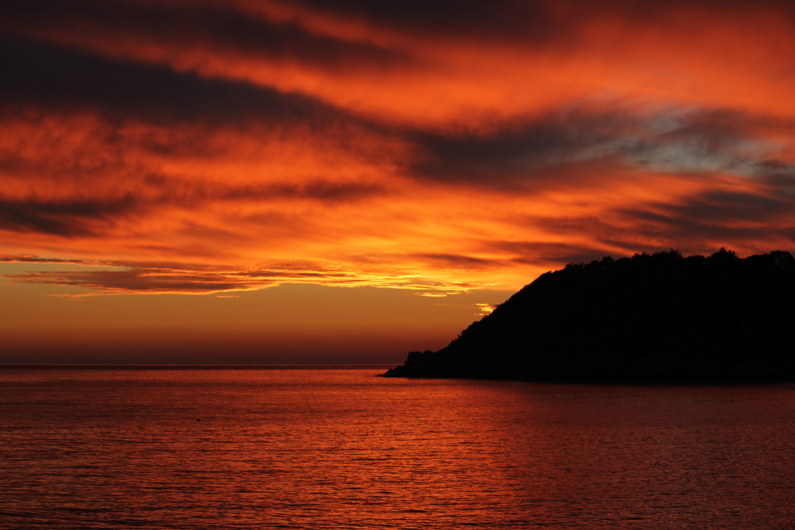 Sonnenuntergang in der Türkei