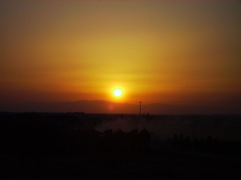 Sonnenuntergang in der Türkei