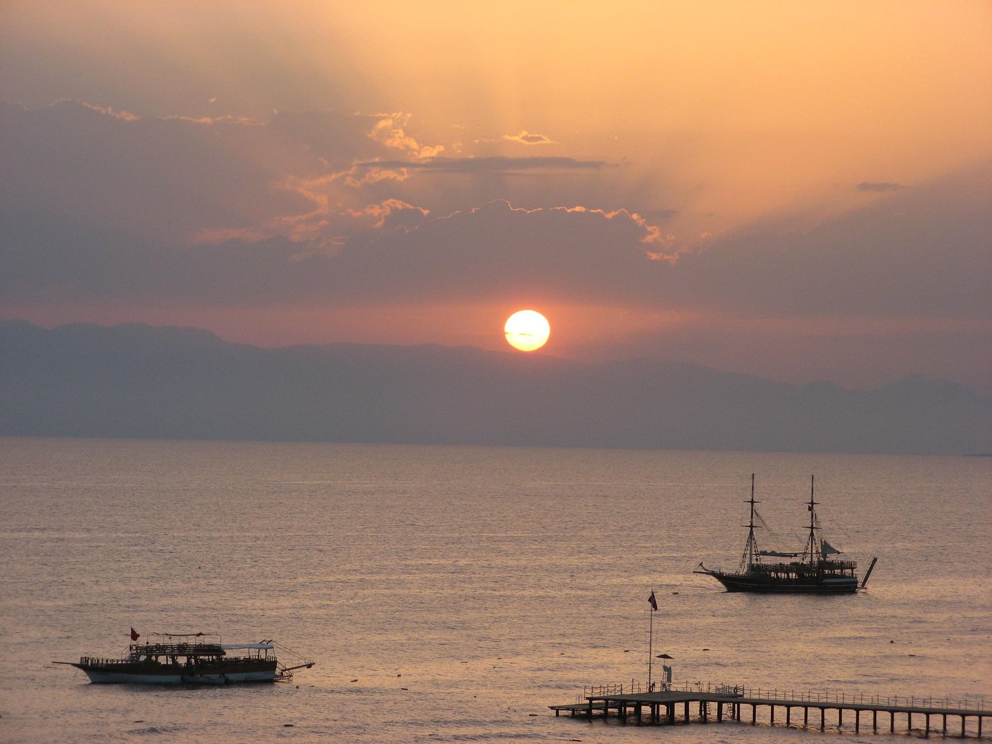 Sonnenuntergang in der Türkei