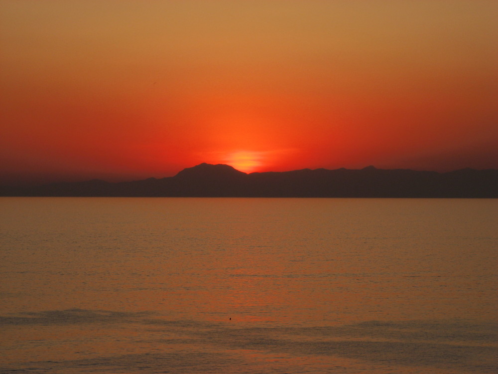 Sonnenuntergang in der Türkei