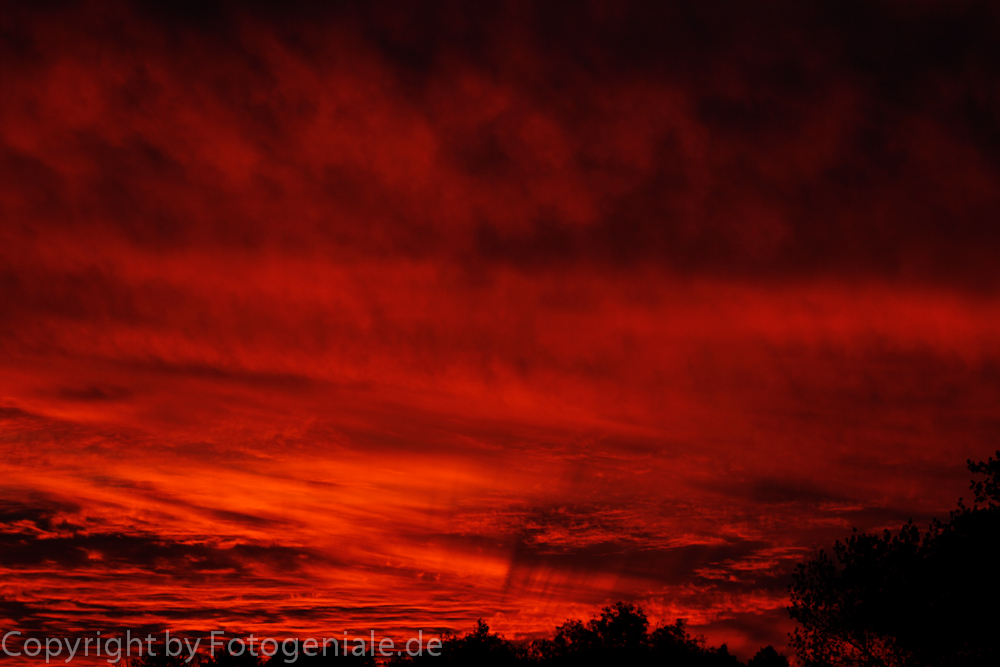 Sonnenuntergang in der Uckermark