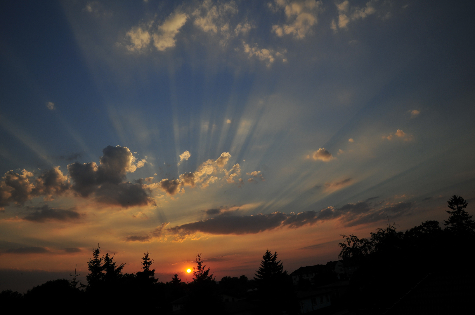 Sonnenuntergang in der Uckermark