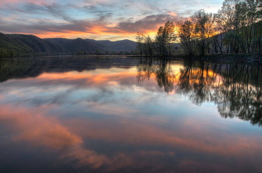 Sonnenuntergang in der Wachau...