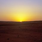 Sonnenuntergang in der Wahiba Sands