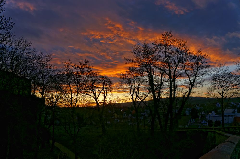 Sonnenuntergang in der Wetterau