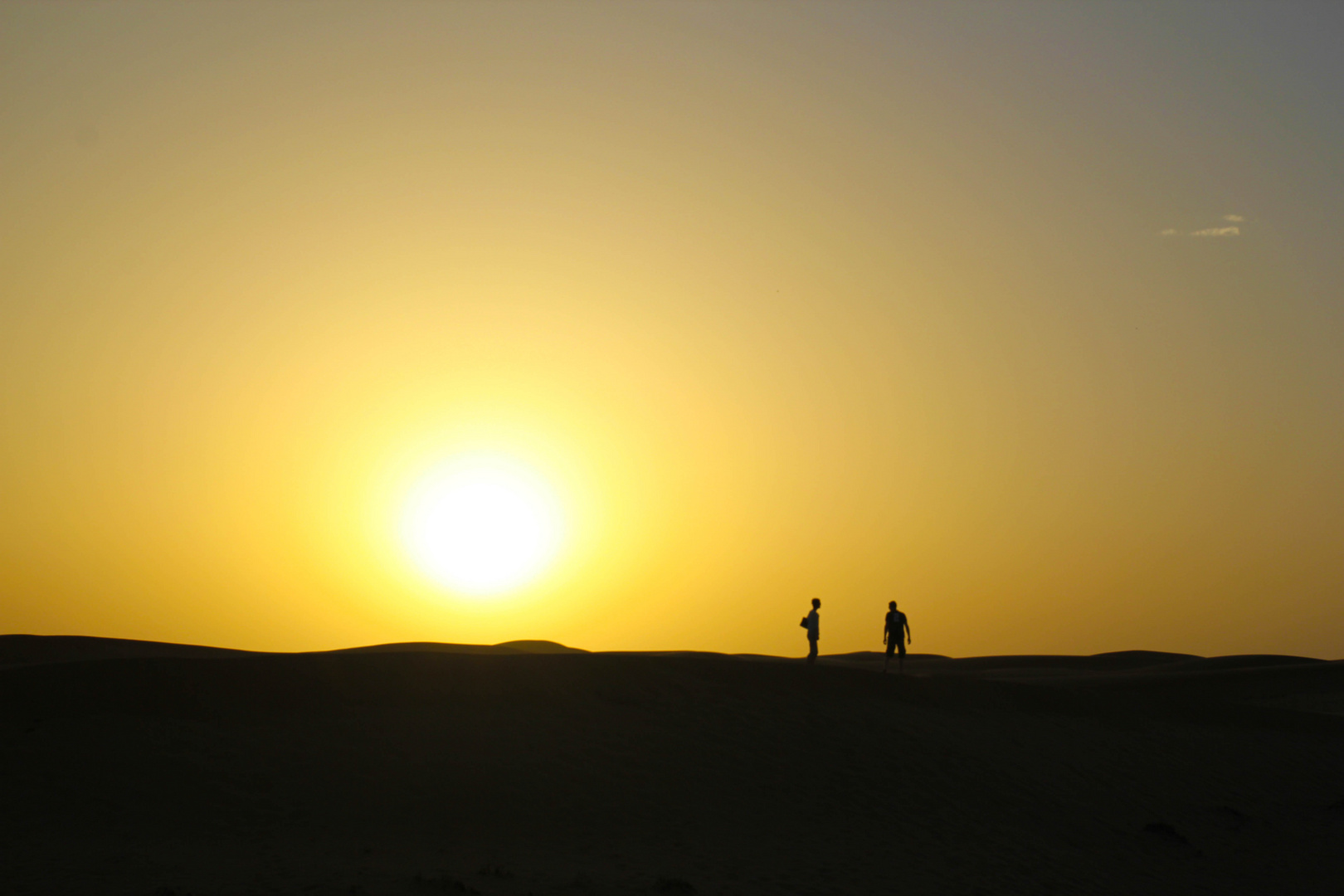 Sonnenuntergang in der Wüste