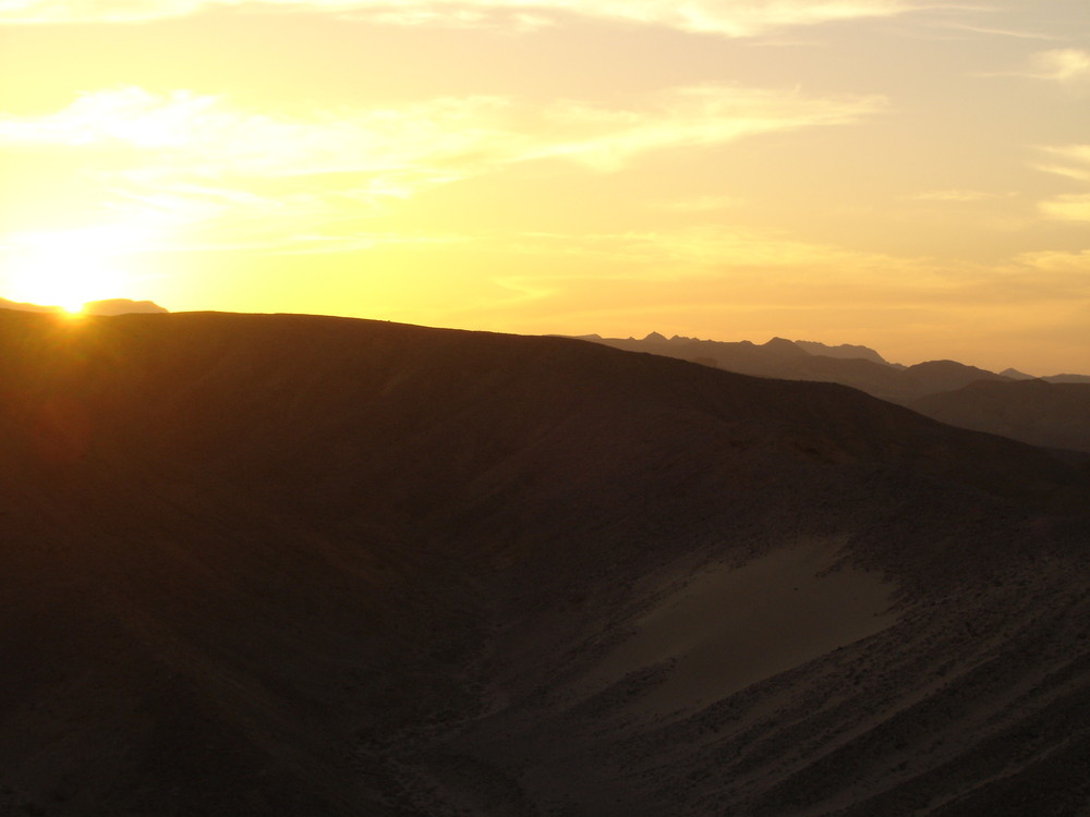 Sonnenuntergang in der Wüste